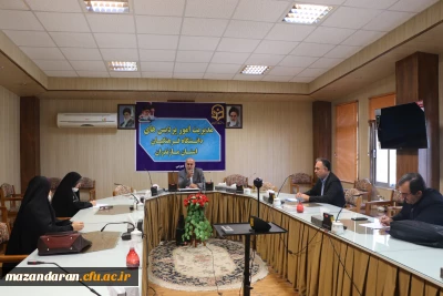 جلسه  شورای پژوهشی  دانشگاه فرهنگیان مازندران