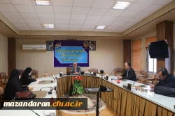 جلسه  شورای پژوهشی  دانشگاه فرهنگیان مازندران 5