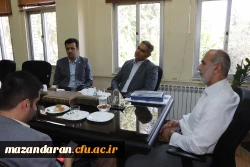 نشست صمیمی رئیس دانشگاه مازندران  با رئیس کل بانک تعاون مازندران  5