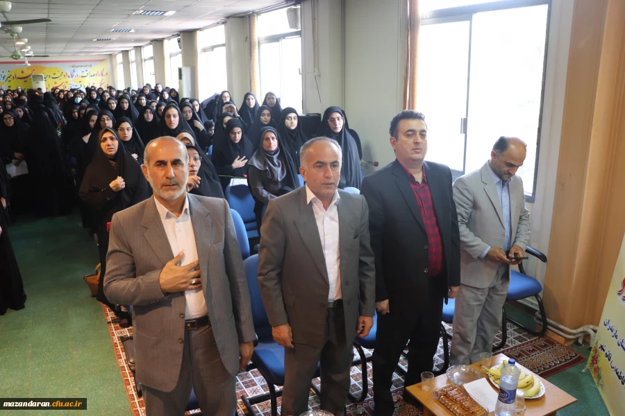 برگزاری جشن دانشجو معلمان جدید الورود سال تحصیلی 1401پردیس هاومراکز تابعه (خواهران)دانشگاه فرهنگیان مازندران  2