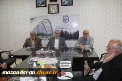 هشتمین جلسه  اداری وبازمیدانی رئیس محترم دانشگاه فرهنگیان مازندران از مرکزآمورش عالی  بیت الهدی آمل  3