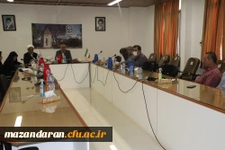 هشتمین جلسه  اداری وبازمیدانی رئیس محترم دانشگاه فرهنگیان مازندران از مرکزآمورش عالی  بیت الهدی آمل  4