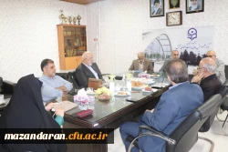 هشتمین جلسه  اداری وبازمیدانی رئیس محترم دانشگاه فرهنگیان مازندران از مرکزآمورش عالی  بیت الهدی آمل  6