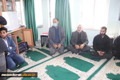 مراسم مجلس ترحیم دانشجو معلم  گرامی آقای محمدرضا عموزاد در پردیس دکتر شریعتی ساری 