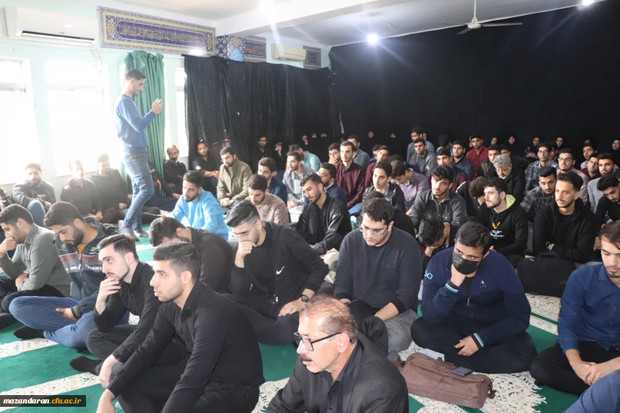 مراسم مجلس ترحیم دانشجو معلم  گرامی آقای محمدرضا عموزاد در پردیس دکتر شریعتی ساری  3