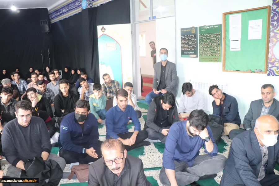 مراسم مجلس ترحیم دانشجو معلم  گرامی آقای محمدرضا عموزاد در پردیس دکتر شریعتی ساری  5