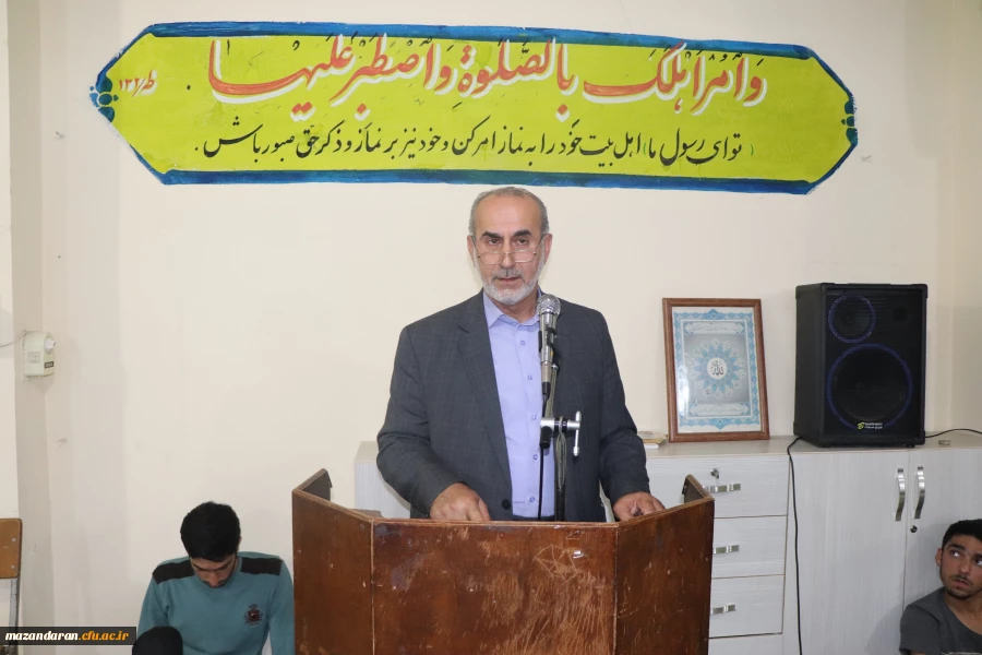 نشست صمیمی رئیس دانشگاه فرهنگیان مازندران با اساتید ، دانشجویات وکارکنان مرکز شهیدرجائی بابل   7