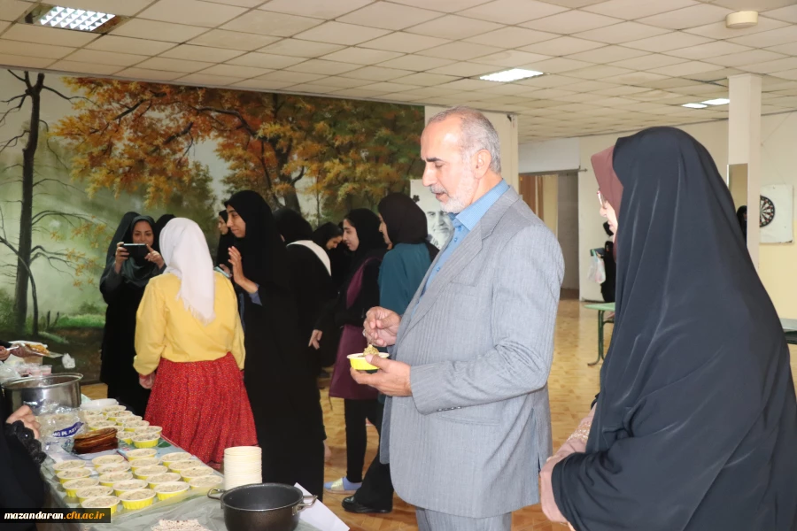 نشست صمیمی رئیس دانشگاه فرهنگیان مازندران با  دانشجویات وکارکنان مرکز حضرت فاطمه (س) قائمشهر   2