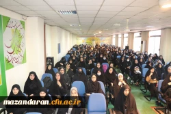 نشست صمیمی رئیس دانشگاه فرهنگیان مازندران با  دانشجویات وکارکنان مرکز حضرت فاطمه (س) قائمشهر   2