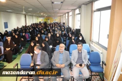 نشست صمیمی رئیس دانشگاه فرهنگیان مازندران با  دانشجویات وکارکنان مرکز حضرت فاطمه (س) قائمشهر   2