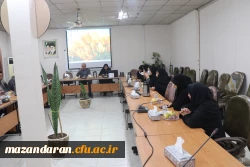 نشست صمیمی رئیس دانشگاه فرهنگیان مازندران با  دانشجویات وکارکنان مرکز حضرت فاطمه (س) قائمشهر   2