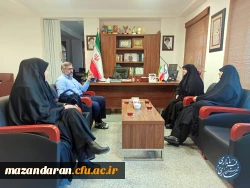 دیدار سرپرست پردیس فاطمه الزهرا(س) با فرماندار مرکز استان  2