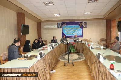 
جلسه شورای مدیریت ،نظارت، ارزیابی عملکرد وتوسعه منابع دانشگاه فرهنگیان مازندران
  
