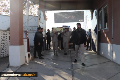 تشییع ووداع با پیکر مطهر شهید والامقام خوش نام دفاع مقدس


