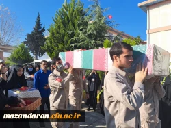 تشیع و وداع باپیکر شهید خوشنام هشت سال دفاع مقدس 3