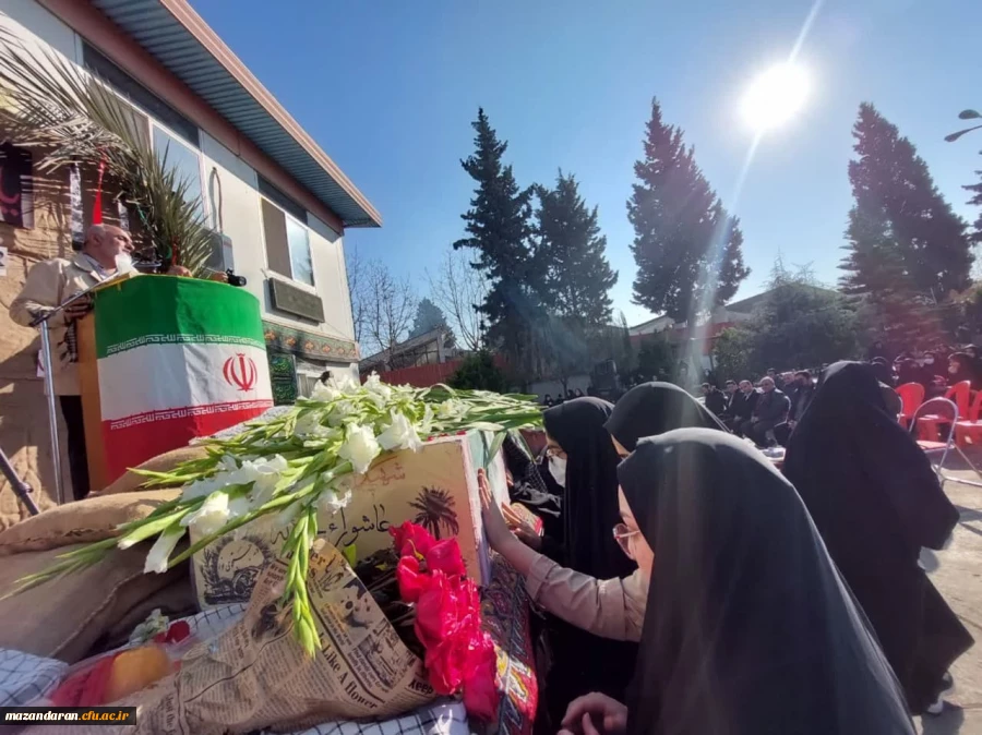 تشیع و وداع باپیکر شهید خوشنام هشت سال دفاع مقدس 5