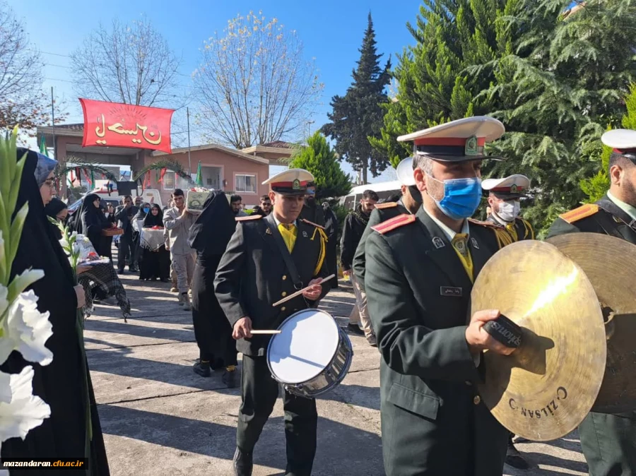 تشیع و وداع باپیکر شهید خوشنام هشت سال دفاع مقدس 6