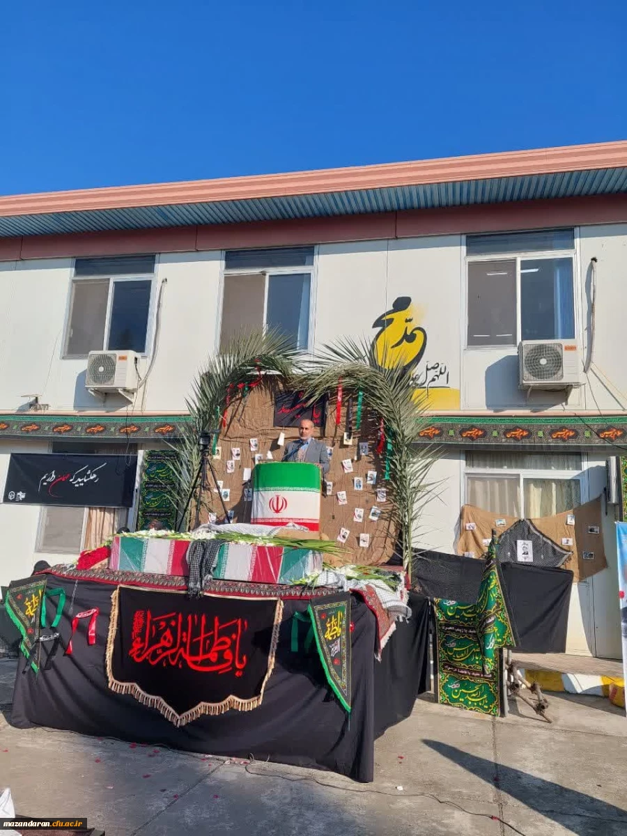 تشیع و وداع باپیکر شهید خوشنام هشت سال دفاع مقدس 9