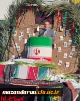 تشیع و وداع باپیکر شهید خوشنام هشت سال دفاع مقدس 9