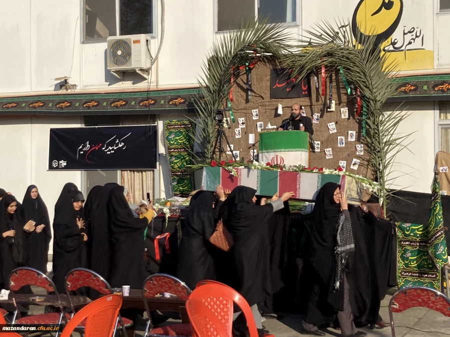 تشیع و وداع باپیکر شهید خوشنام هشت سال دفاع مقدس 10