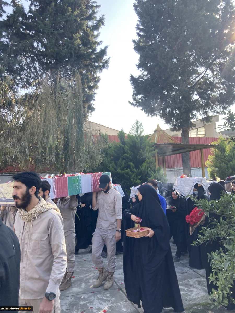 تشیع و وداع باپیکر شهید خوشنام هشت سال دفاع مقدس 13