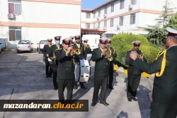 وداع وتشییع با پیکر شهید خوش نام در مرکز حضرت فاطمه قائمشهر 6