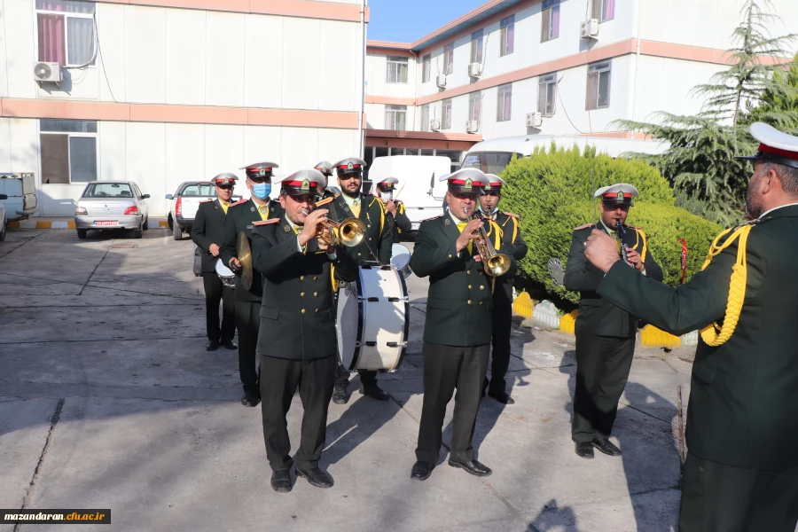 وداع وتشییع با پیکر شهید خوش نام در مرکز حضرت فاطمه قائمشهر 6