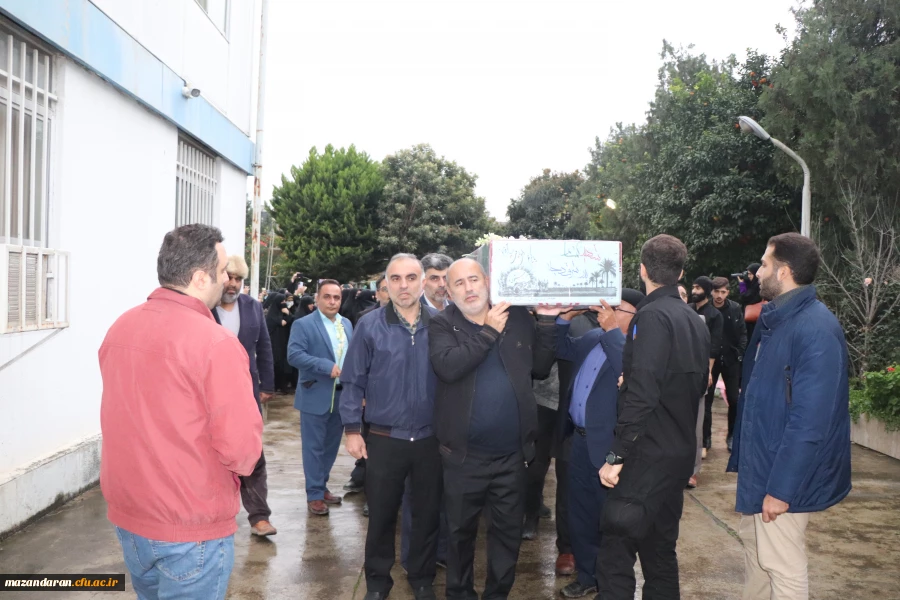 وداع وتشییع با پیکر مطهر شهیدان خوش نام دفاع مقدس در پردیس شریعتی ساری و مرکز آمل 4