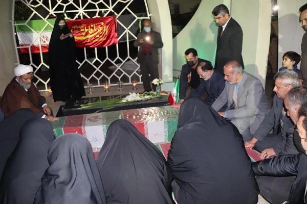  مراسم وداع با شهیدان خوش نام درپردیس فاطمه زهرا (س) ساری 2