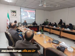 جلسه هم اندیشی رئیس دانشگاه فرهنگیان اساتید مرکز حضرت فاطمه س قائمشهر 3