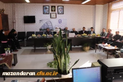 جلسه هم اندیشی رئیس دانشگاه فرهنگیان مازندران بااساتیدمرکز بیت الهدی آمل 3