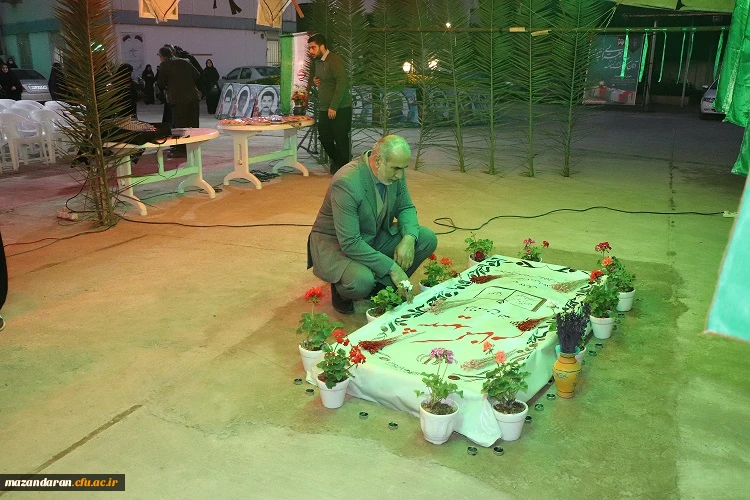 برگزاری مراسم معنوی شب هفتم  شهید خوش نام مرکر بیت الهدی آمل       3