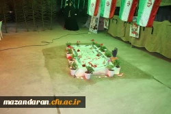 برگزاری مراسم معنوی شب هفتم  شهید خوش نام مرکر بیت الهدی آمل       7