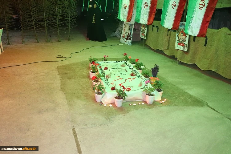 برگزاری مراسم معنوی شب هفتم  شهید خوش نام مرکر بیت الهدی آمل       7