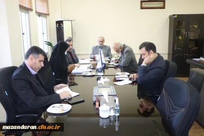 جلسه شورای معاونین دانشگاه فرهنگیان  مازندران 