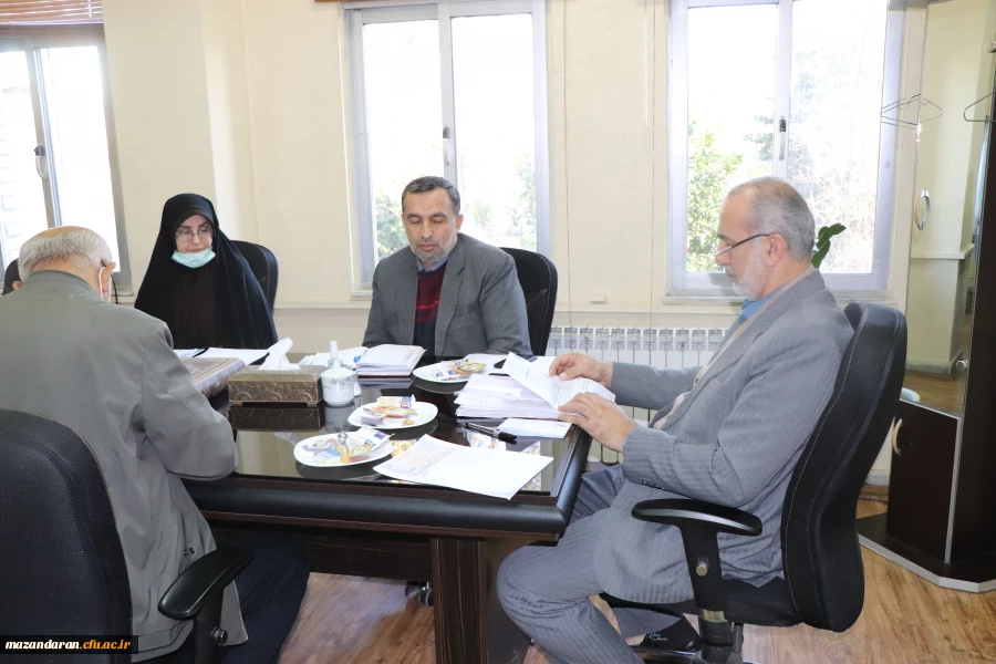 جلسه شورای معاونین دانشگاه فرهنگیان  مازندران  3