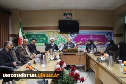 جلسه اداری رئیس دانشگاه فرهنگیان مازندران با مسئولین شهر ساری  2