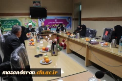 جلسه اداری رئیس دانشگاه فرهنگیان مازندران با مسئولین شهر ساری  3