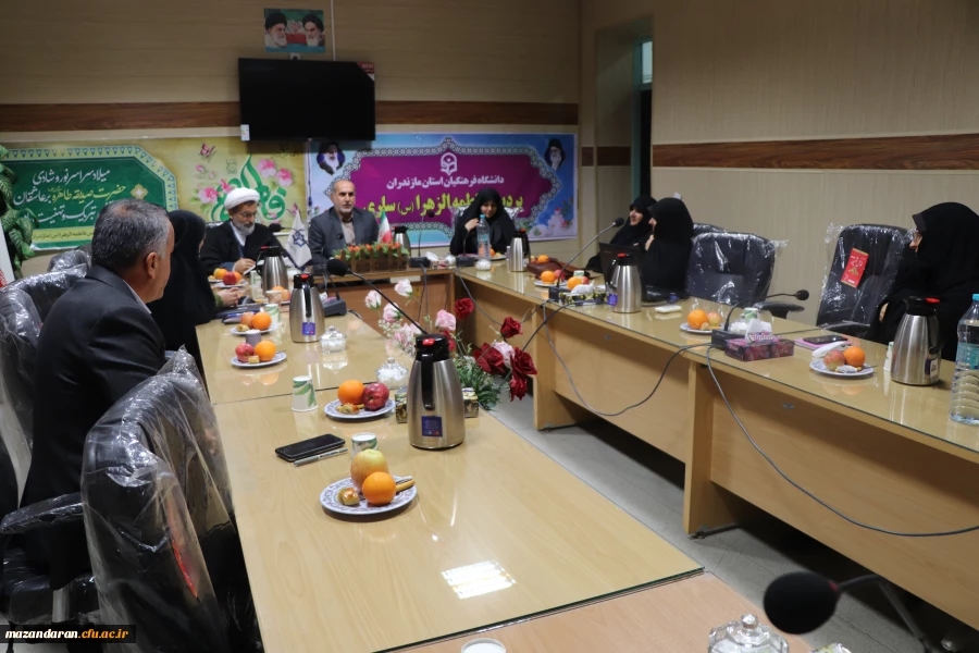 جلسه اداری رئیس دانشگاه فرهنگیان مازندران با مسئولین شهر ساری  3