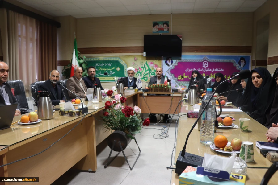 جلسه اداری رئیس دانشگاه فرهنگیان مازندران با مسئولین شهر ساری  5