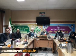 جلسه اداری رئیس دانشگاه فرهنگیان مازندران با مسئولین شهرستان ساری 2