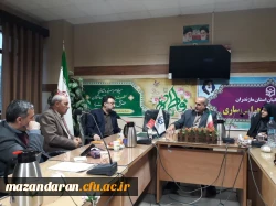 جلسه اداری رئیس دانشگاه فرهنگیان مازندران با مسئولین شهرستان ساری 3
