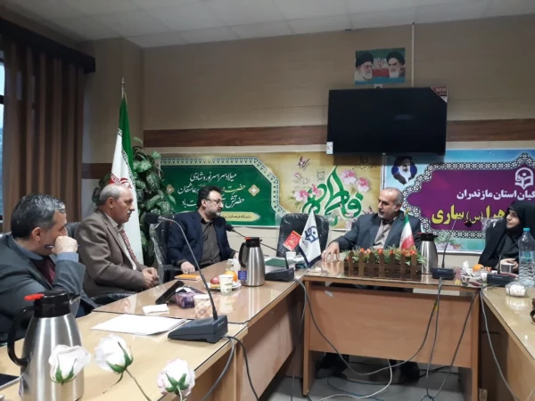 جلسه اداری رئیس دانشگاه فرهنگیان مازندران با مسئولین شهرستان ساری 3