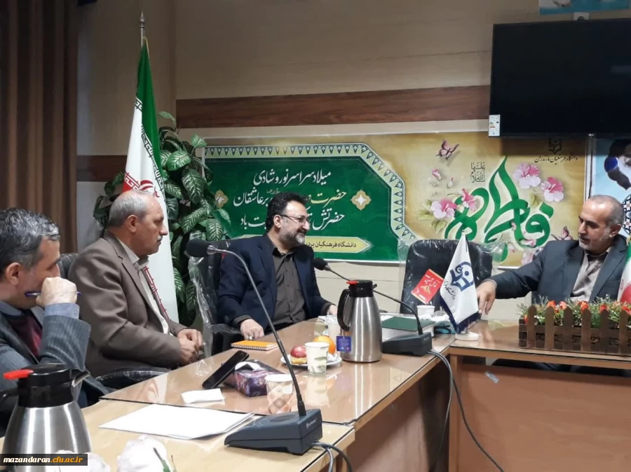 جلسه اداری رئیس دانشگاه فرهنگیان مازندران با مسئولین شهرستان ساری 4