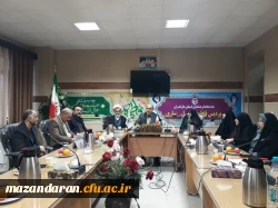 جلسه اداری رئیس دانشگاه فرهنگیان مازندران با مسئولین شهرستان ساری 6
