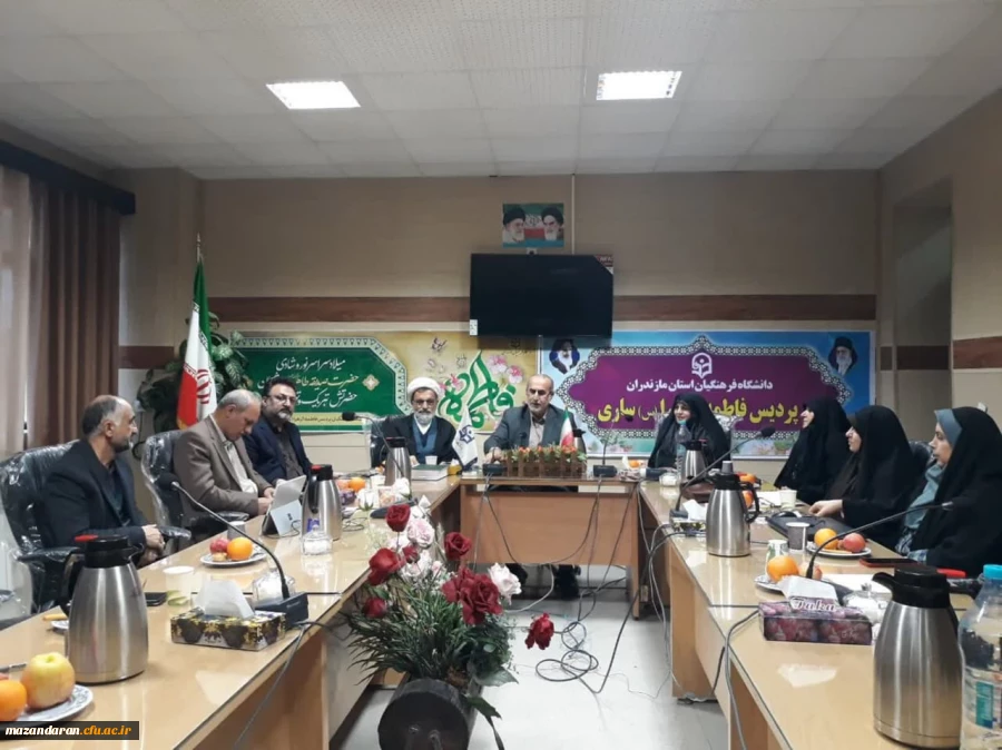 جلسه اداری رئیس دانشگاه فرهنگیان مازندران با مسئولین شهرستان ساری 6