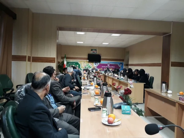 جلسه اداری رئیس دانشگاه فرهنگیان مازندران با مسئولین شهرستان ساری 7