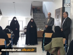 بازدید سرپرست دانشگاه فرهنگیان استان مازندران از برگزاری امتحانات  2