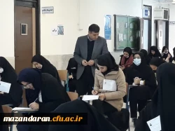 بازدید سرپرست دانشگاه فرهنگیان استان مازندران از برگزاری امتحانات  3
