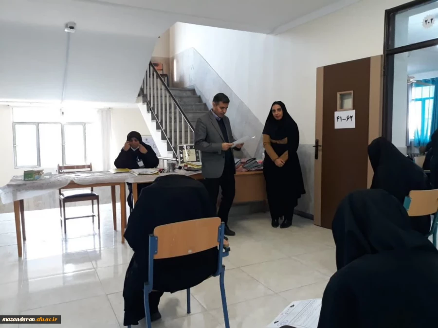 بازدید سرپرست دانشگاه فرهنگیان استان مازندران از برگزاری امتحانات  4